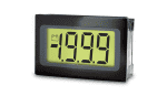 Splash-Proof Ultra Low Profile LCD Voltmeter, 12 Pin Version