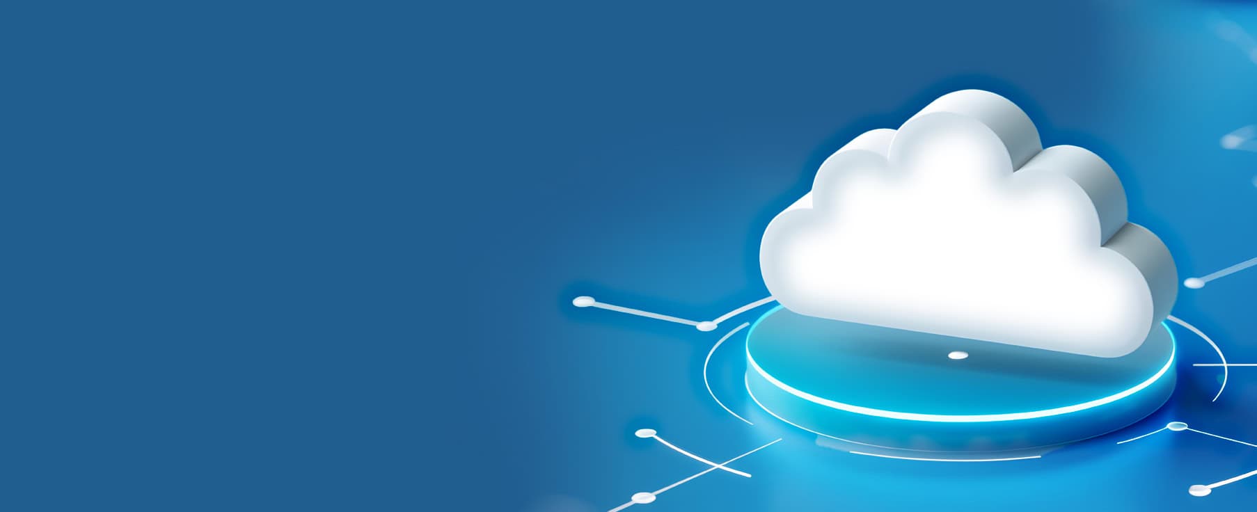 Praxas cloud services banner section