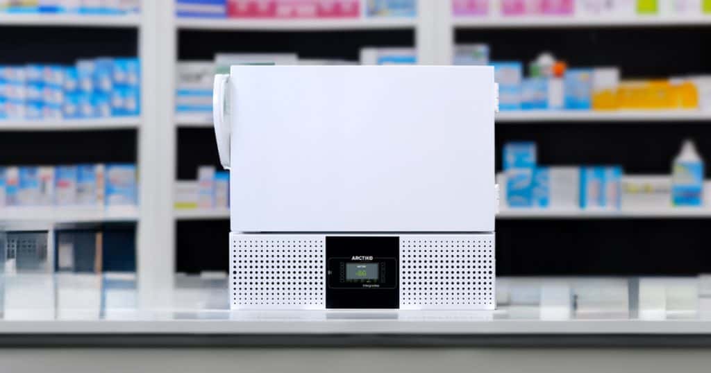 ULUF P90 in a medical room ULUF in situ - ULT landing page - Pharmacy